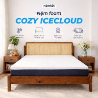 nệm foam cozy icecloud foam infused gel lạnh