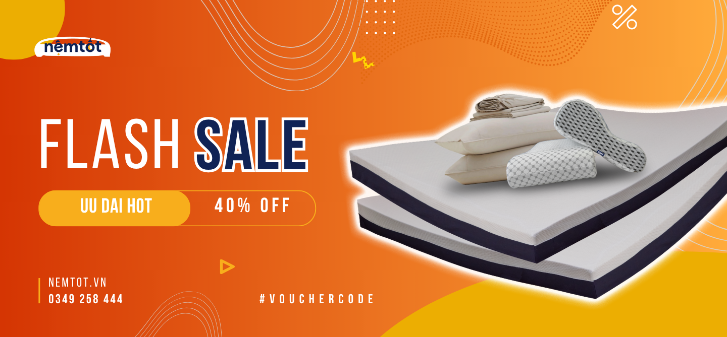 flash sale nệm tốt