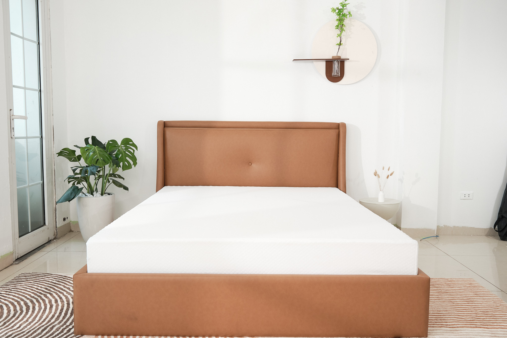 Nệm Cozy Pro Nguyên Khối Massage Toàn Thân 20 cm Trắng Xanh