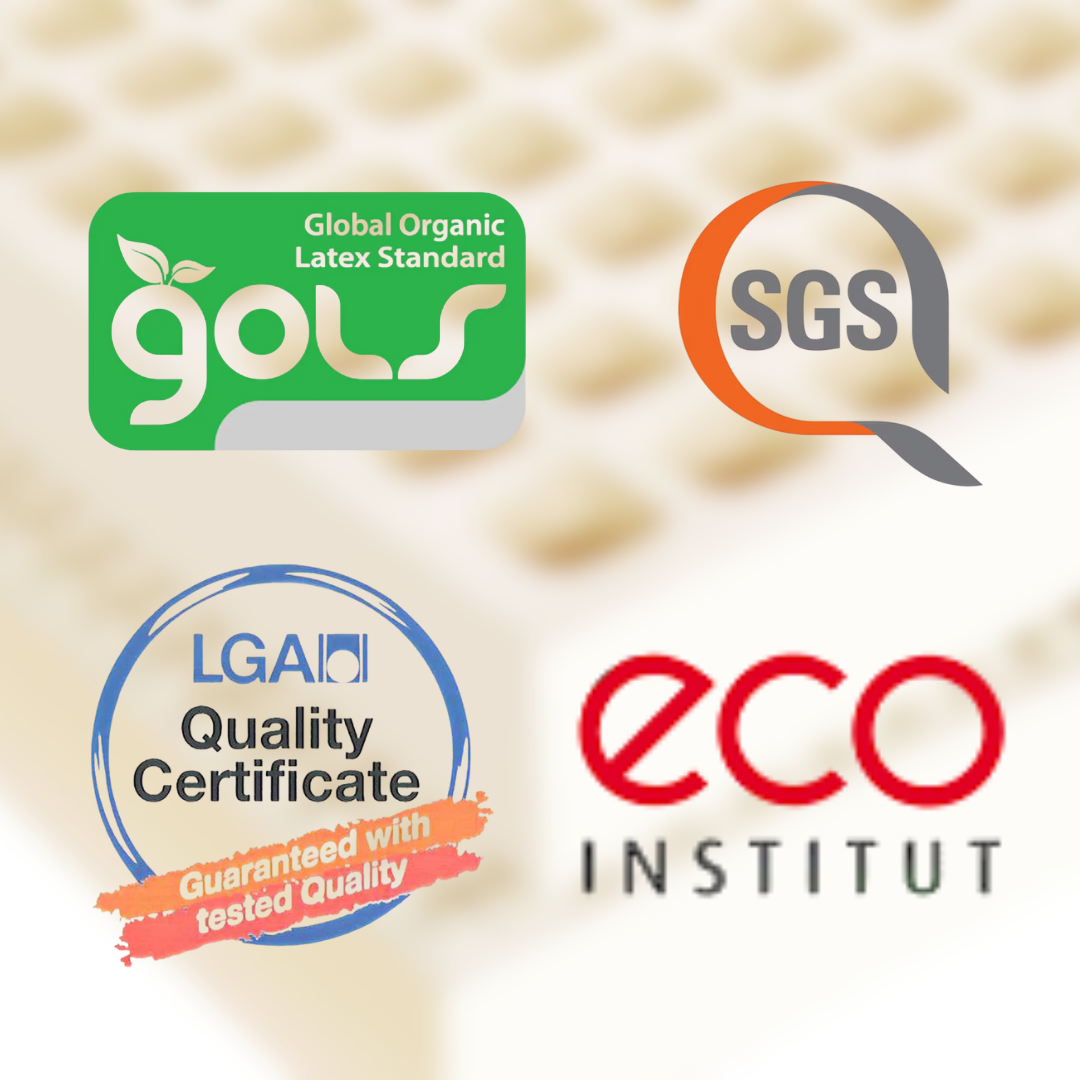 chọn mua nệm cao su thiên nhiên - Chứng nhận chất lượng và tiêu chuẩn quốc tế