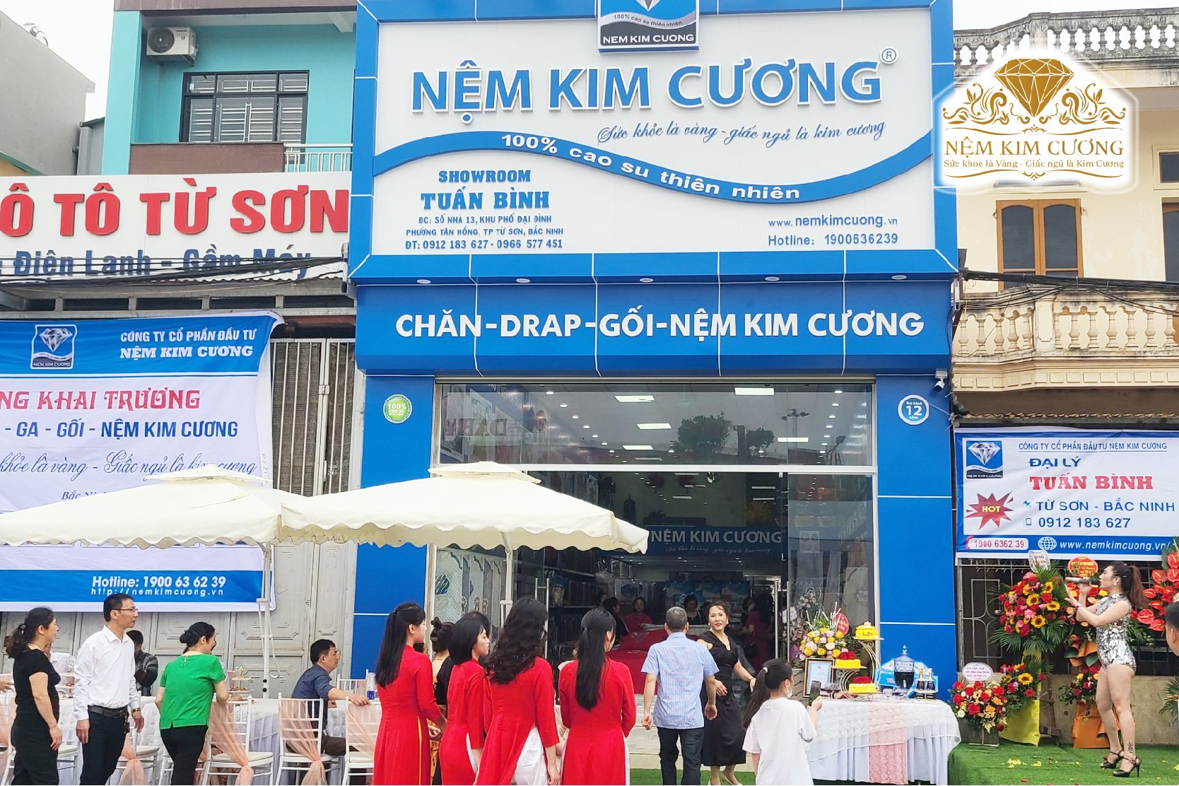 Cửa hàng nệm Kim Cương