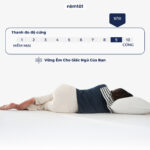Nệm Cozy Orignial Nguyên Khối 15cm Màu Trắng Xanh Nâng Đỡ Cơ Thể - thumbnail
