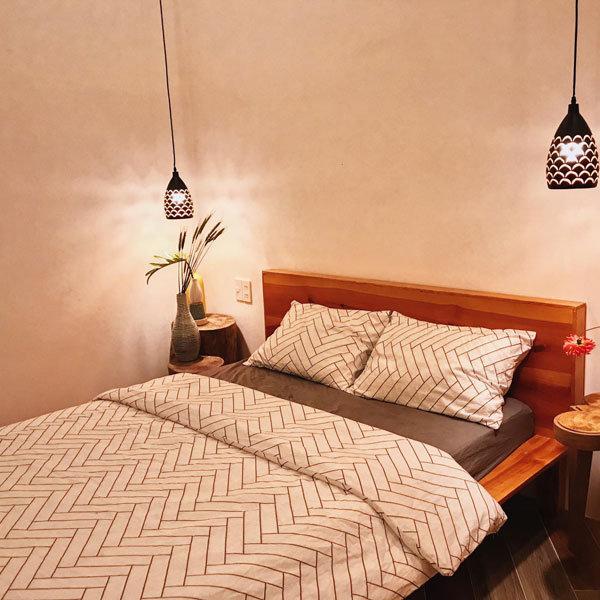chọn chăn ga gối đệm cho homestay