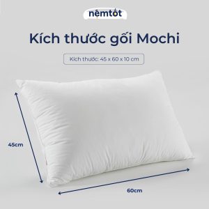 Gối Ngủ Bông Gòn Tự Nhiên Eseun Mochi - ESU_GBOMC 32 Gối ngủ bông gòn eseun mochi