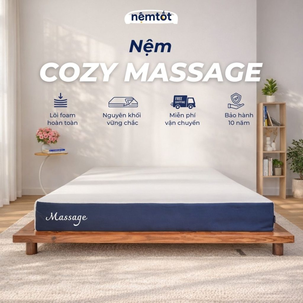 Nệm foam cozy Massage