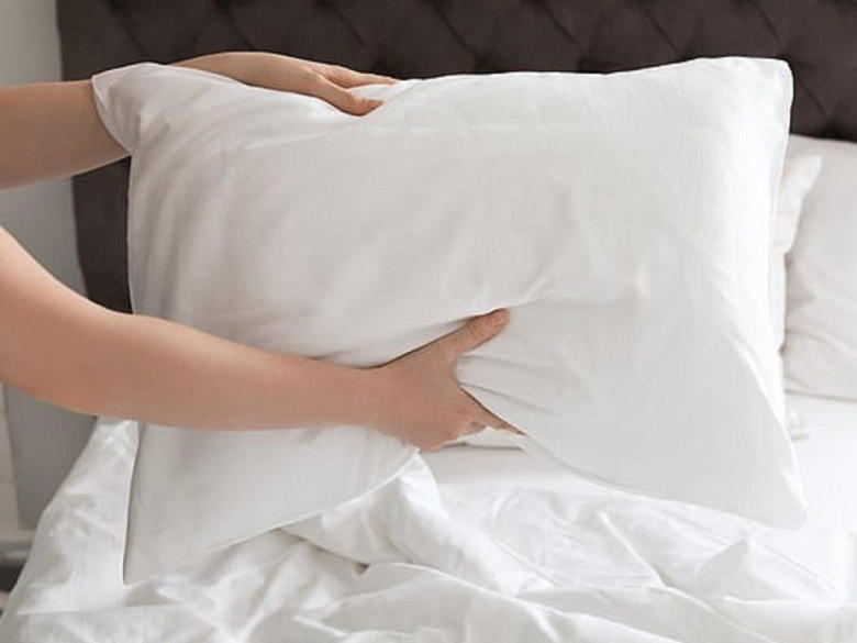 Vỏ gối bị mốc