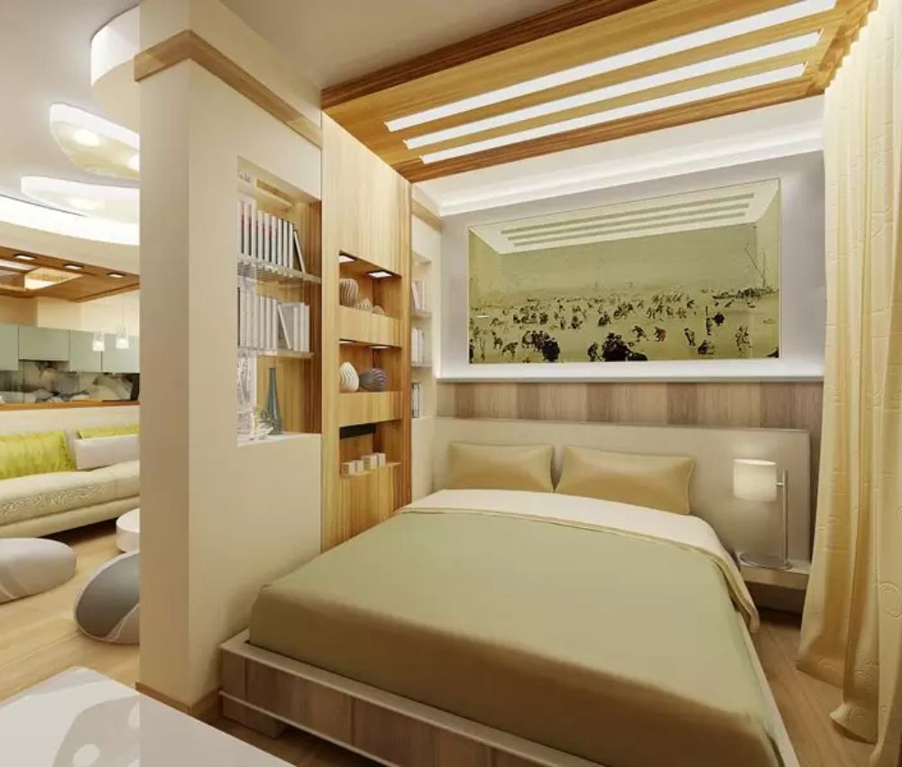 Cách đặt giường ngủ sau phòng thờ