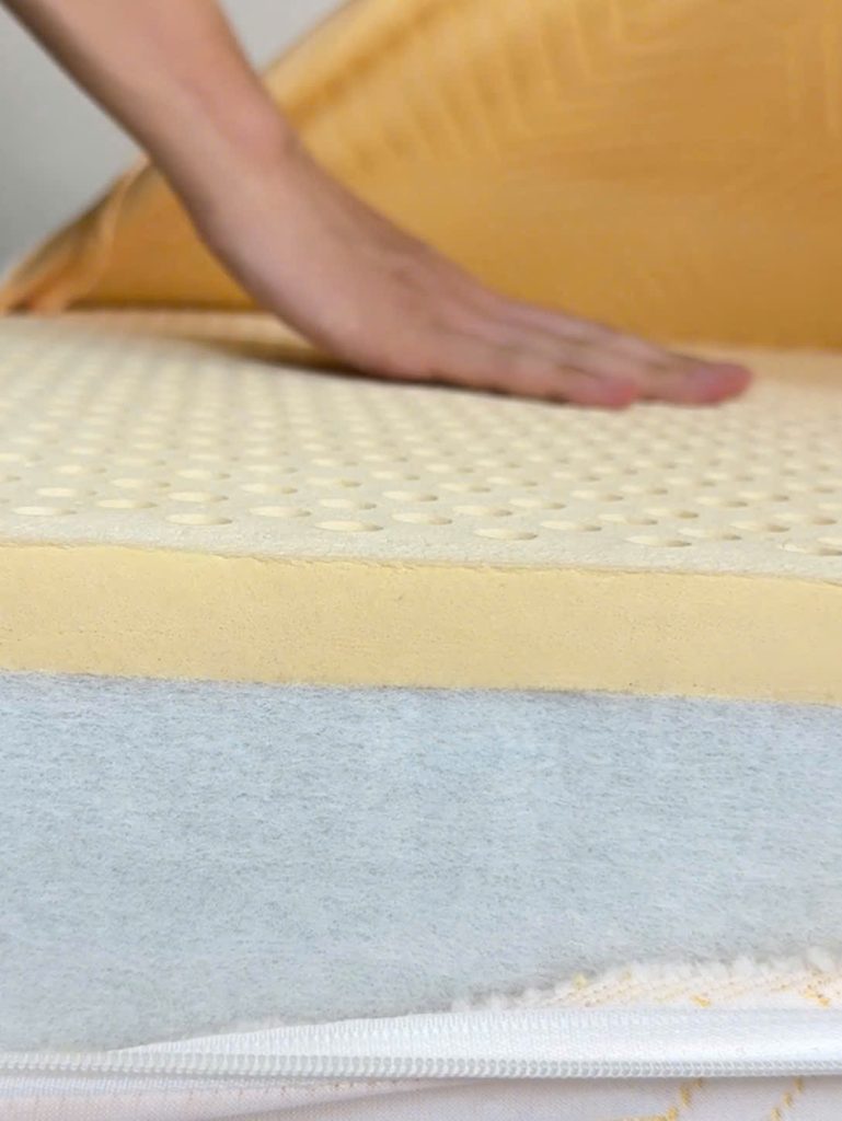 nệm cao su bông ép là gì