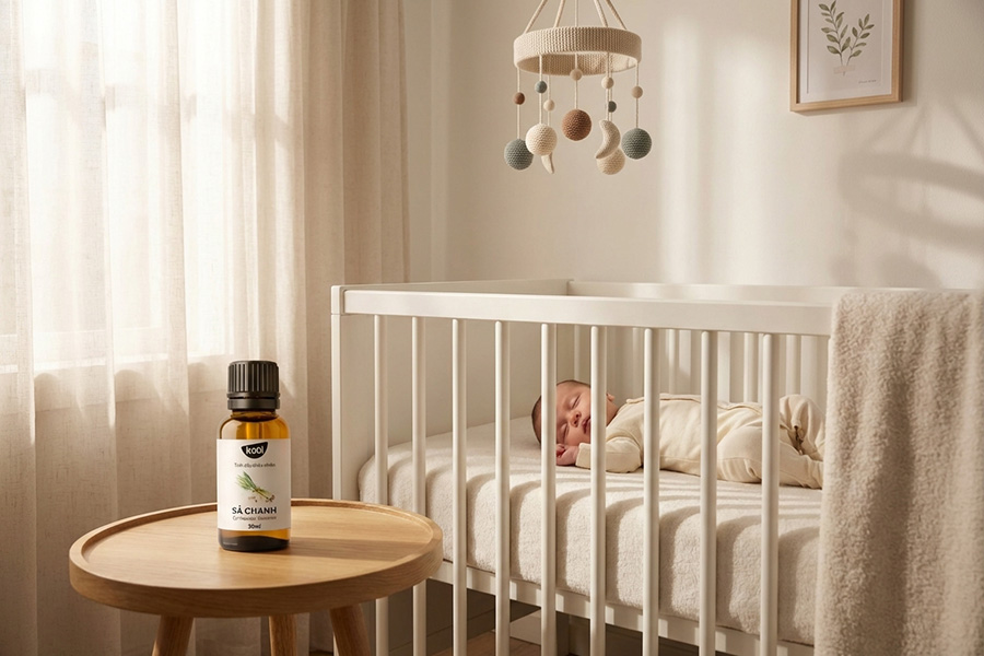 Phòng trẻ sơ sinh có nên xông tinh dầu không? Những điều bố mẹ cần biết 11 phòng trẻ sơ sinh có nên xông tinh dầu