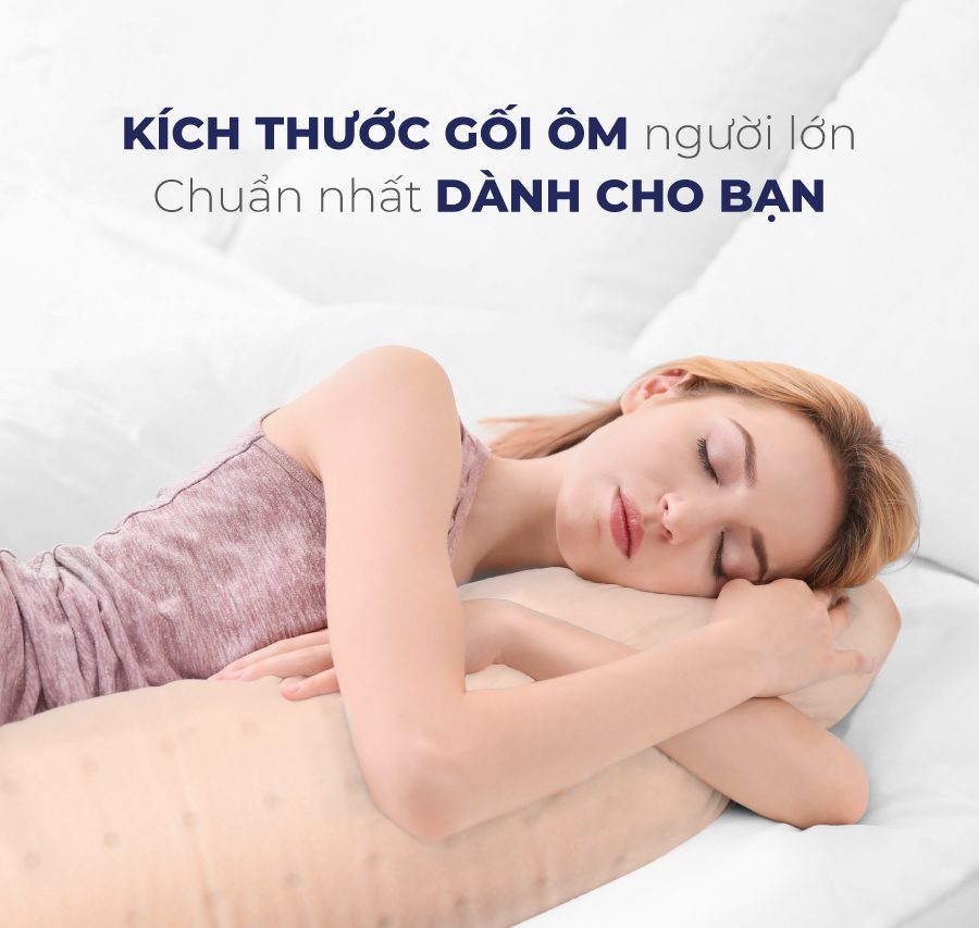 kích thước gối ôm người lớn